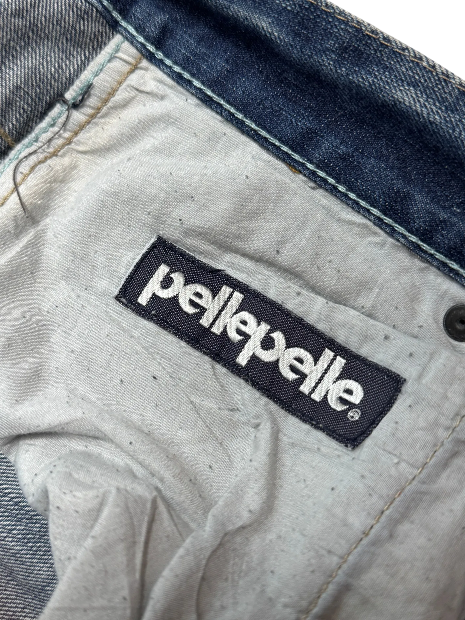 [V0929] Vintage y2k / 2000s Pelle Pelle blaue baggy jeans