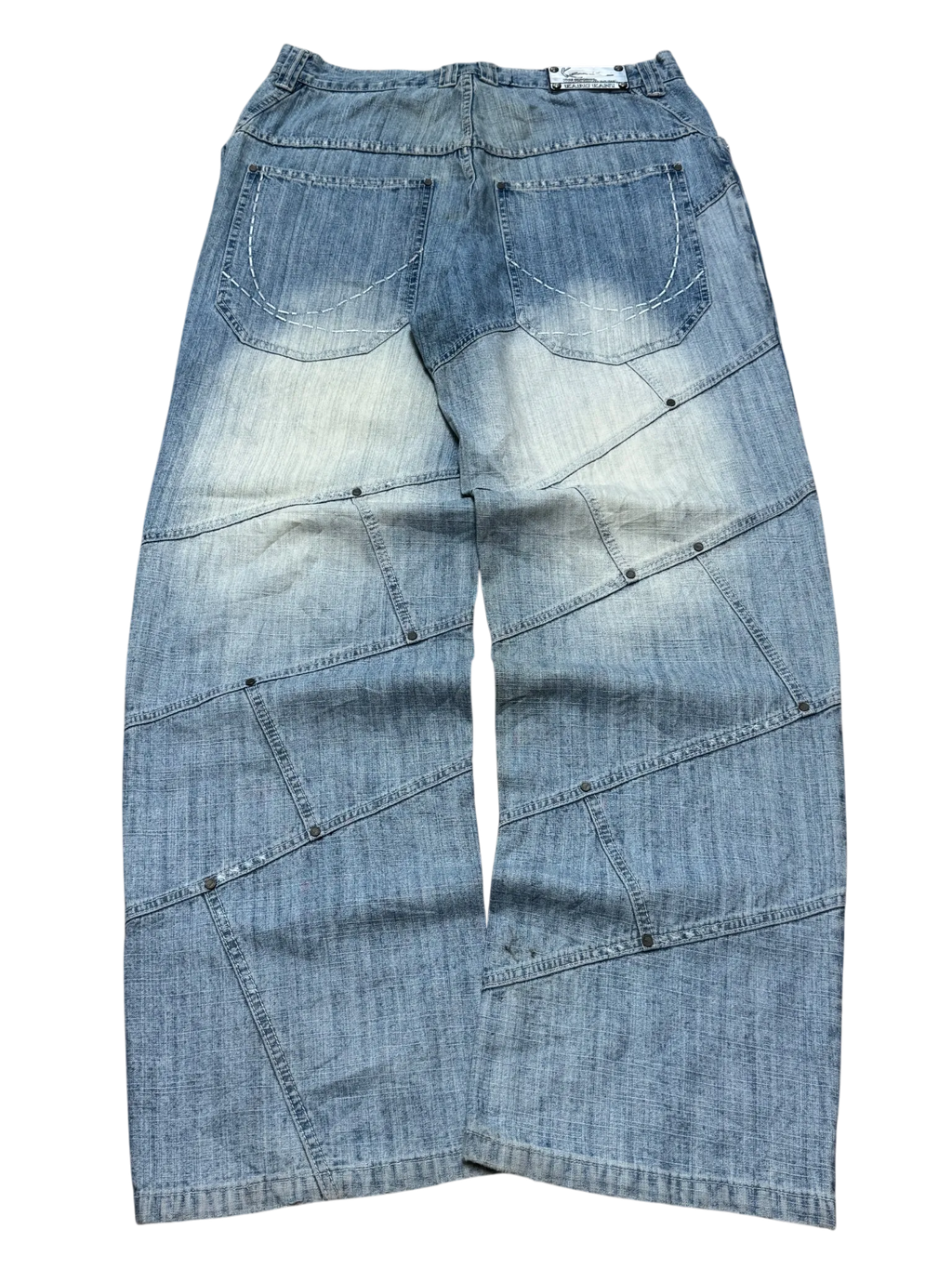 [V0939] Vintage y2k / 2000s Karl Kani blaue baggy jeans