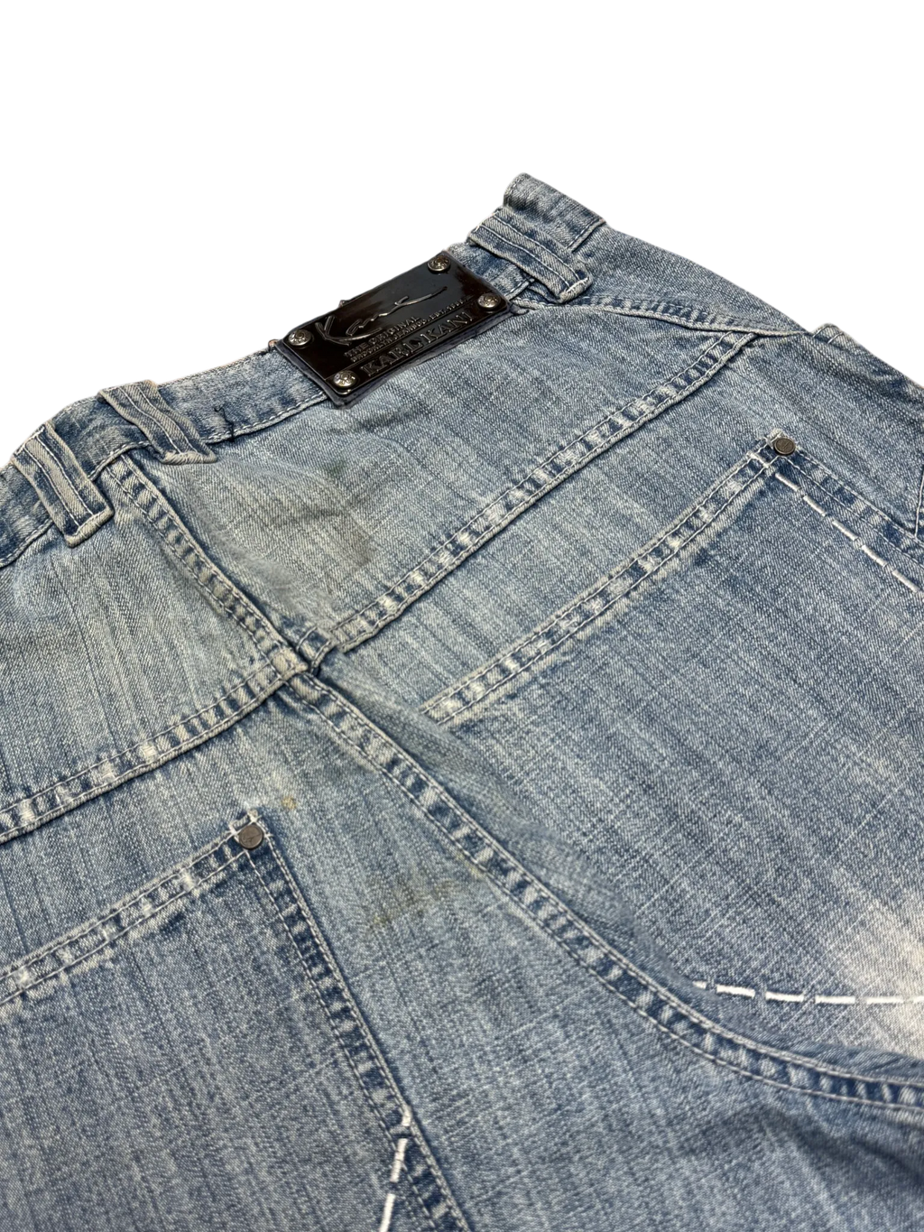 [V0939] Vintage y2k / 2000s Karl Kani blaue baggy jeans