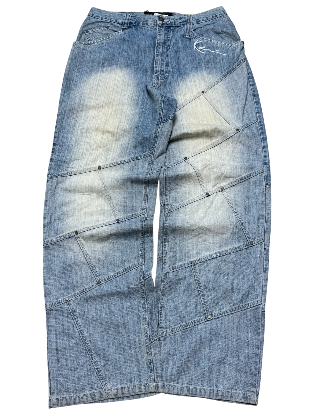 [V0939] Vintage y2k / 2000s Karl Kani blaue baggy jeans