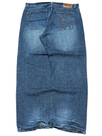 [V0949] Vintage y2k / 2000s Fubu blaue baggy jeans (Platinum Fubu)