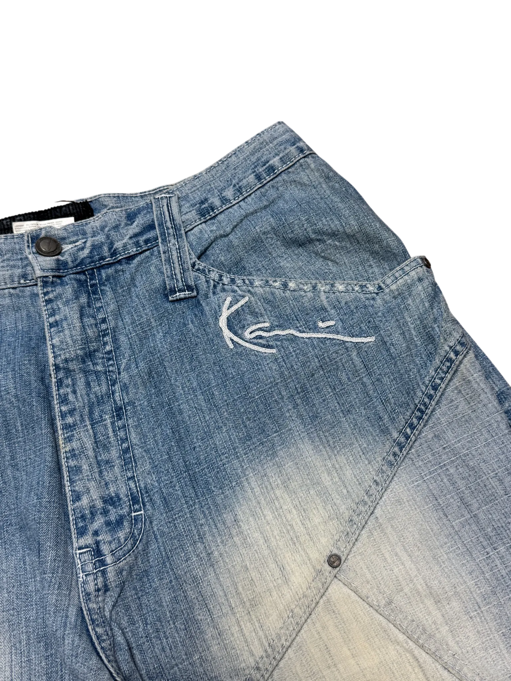 [V0939] Vintage y2k / 2000s Karl Kani blaue baggy jeans