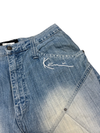 [V0939] Vintage y2k / 2000s Karl Kani blaue baggy jeans