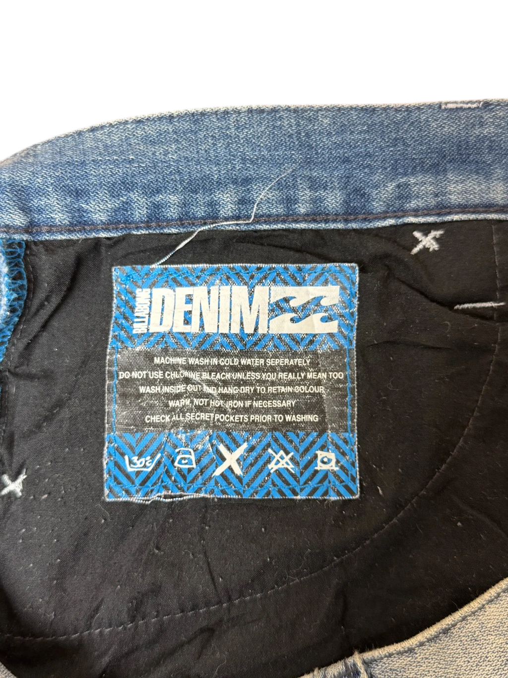 [V0900] Vintage y2k / 2000s Billabong blaue baggy jeans