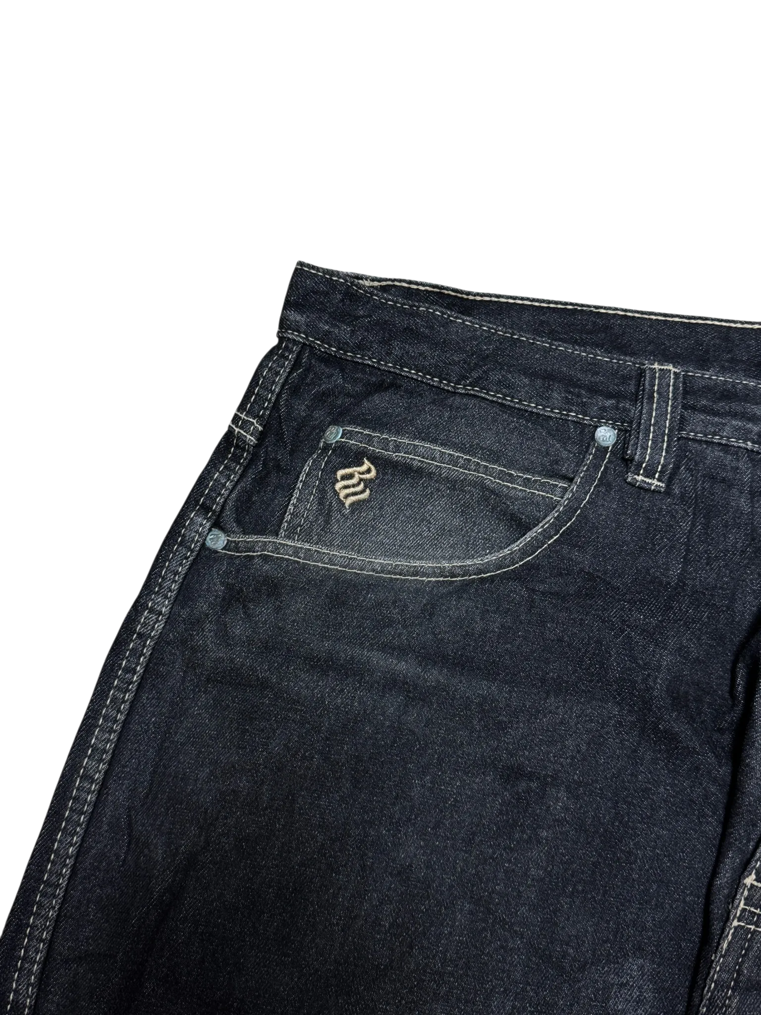 [V0930] Vintage y2k / 2000s Rocawear schwarze baggy jeans
