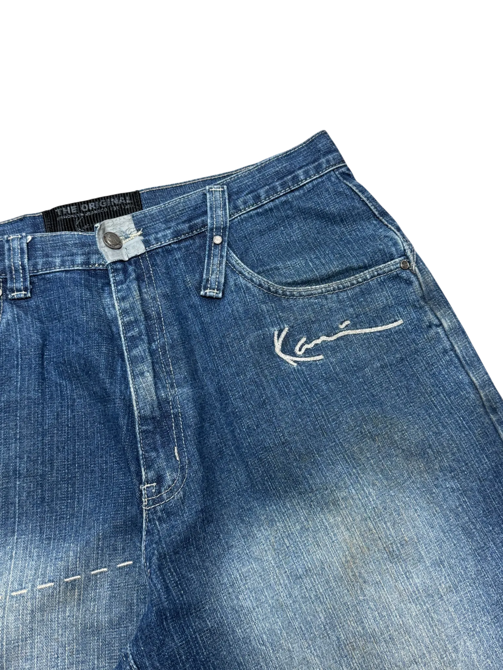 [V0941] Vintage y2k / 2000s Karl Kani blaue baggy jeans