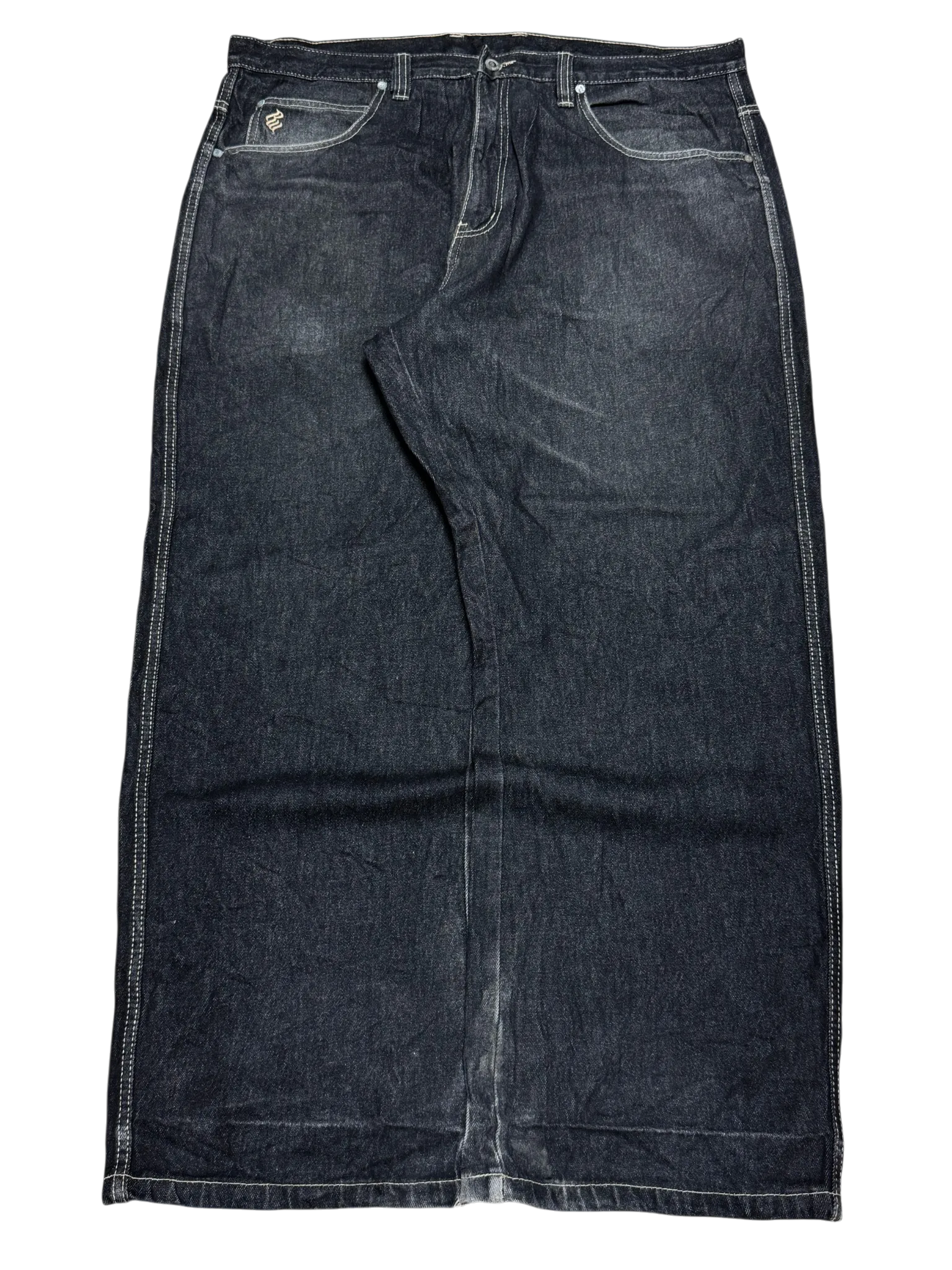 [V0930] Vintage y2k / 2000s Rocawear schwarze baggy jeans
