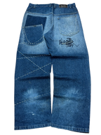 [V0941] Vintage y2k / 2000s Karl Kani blaue baggy jeans