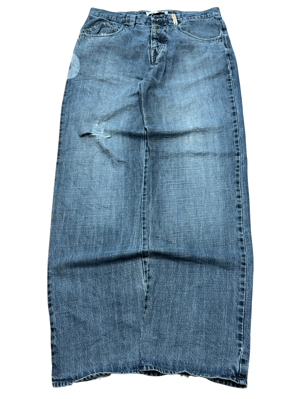 [V0901] Vintage y2k / 2000s Rumble blaue baggy jeans