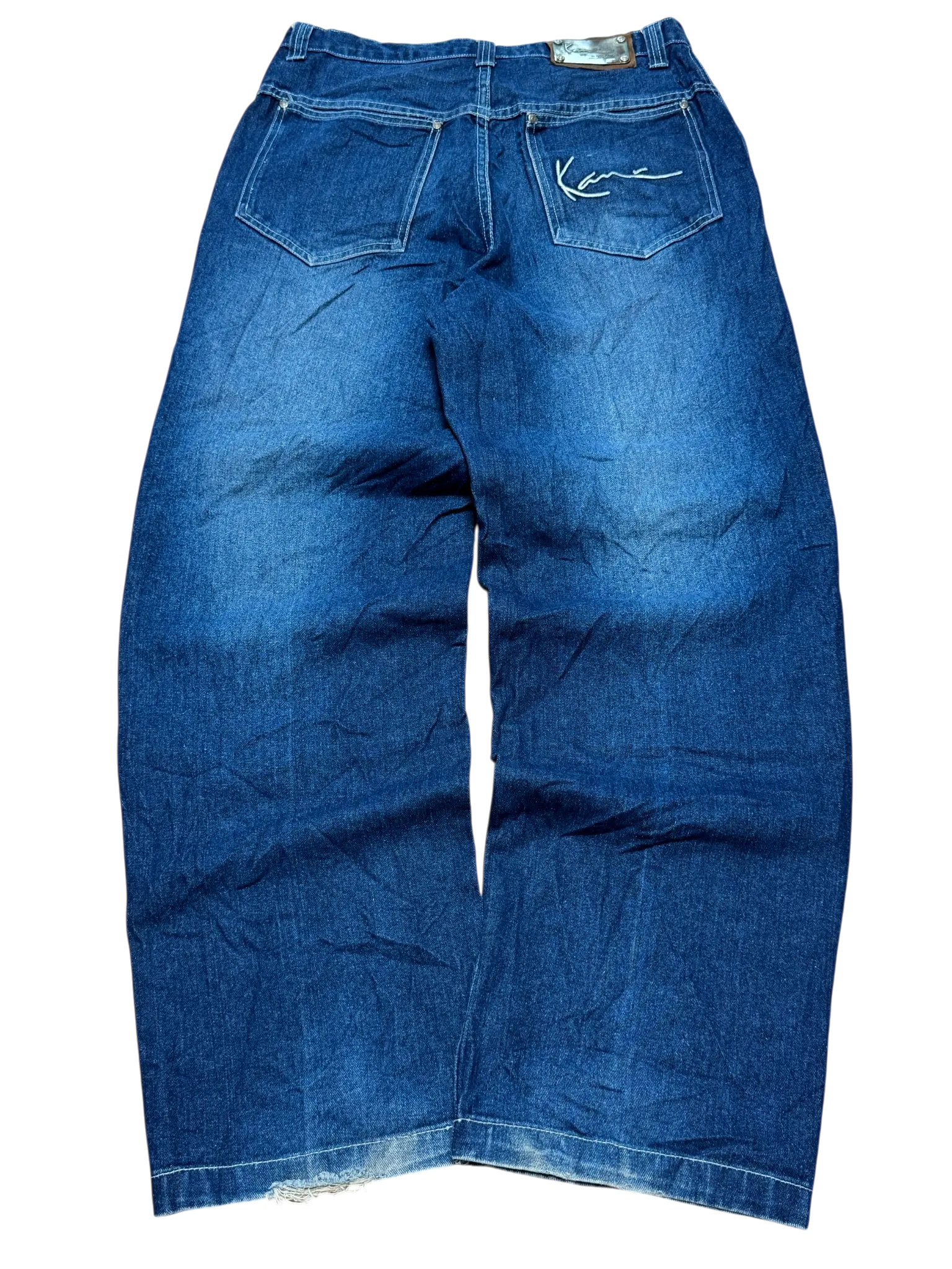 [V0940] Vintage y2k / 2000s Karl Kani marineblaue baggy jeans