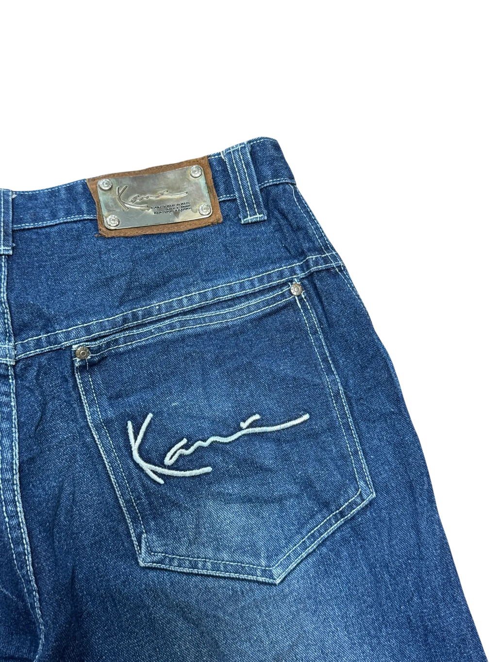[V0940] Vintage y2k / 2000s Karl Kani marineblaue baggy jeans