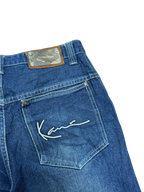 [V0940] Vintage y2k / 2000s Karl Kani marineblaue baggy jeans