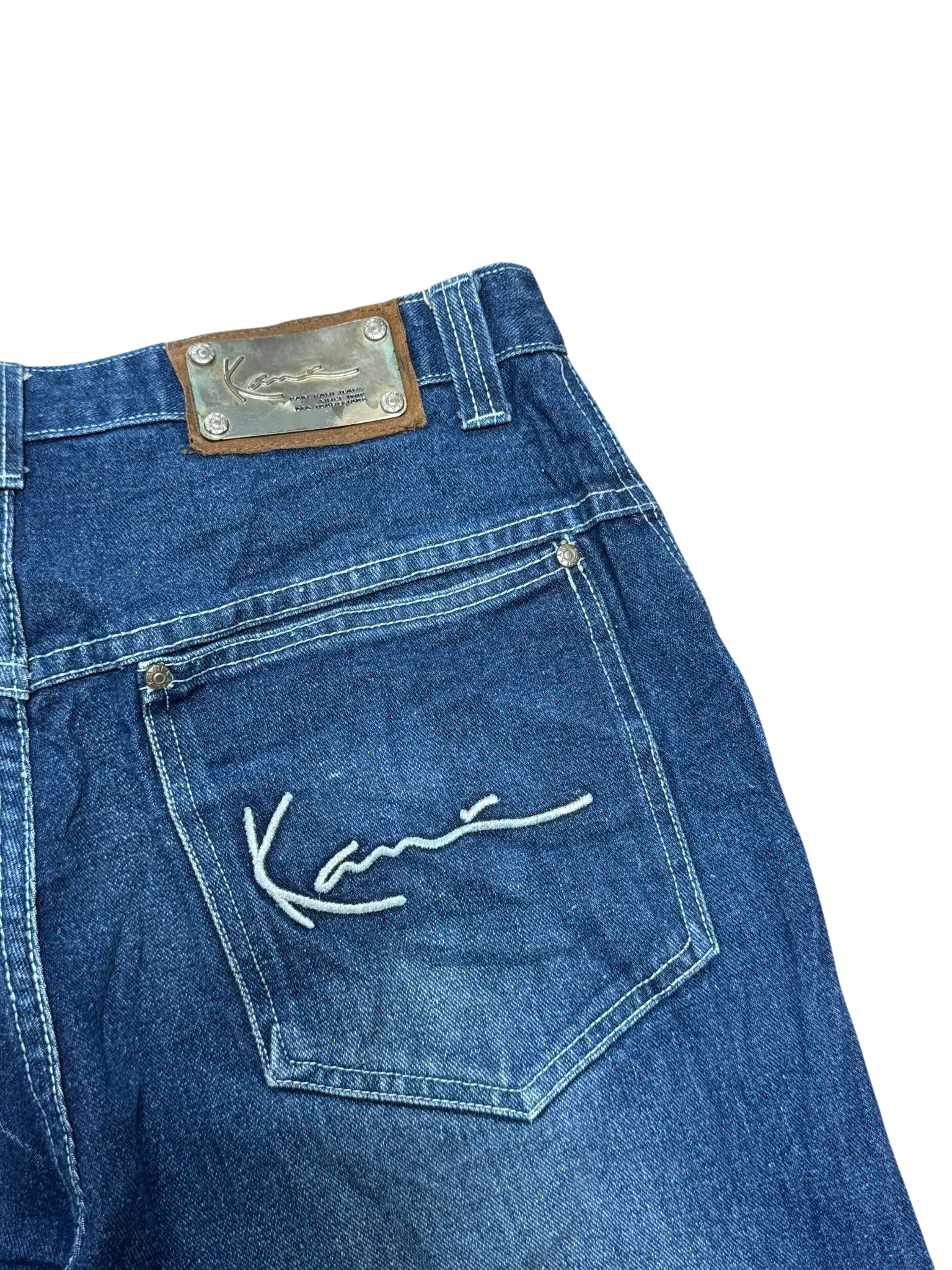 [V0940] Vintage y2k / 2000s Karl Kani marineblaue baggy jeans