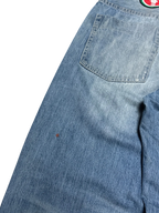 [V0942] Vintage y2k / 2000s Ecko blaue baggy jeans (Fight The Power)