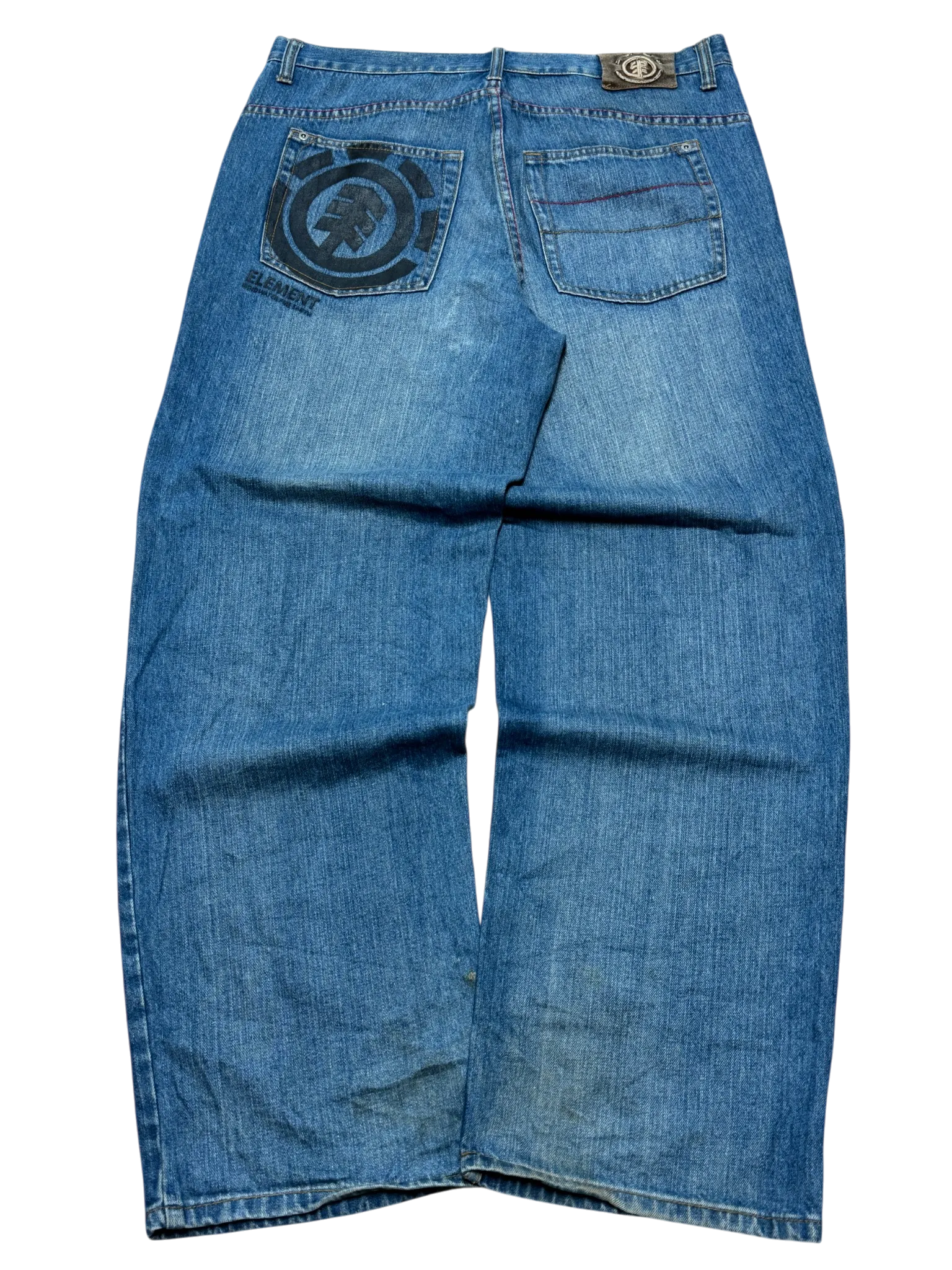 [V0915] Vintage y2k / 2000s Elements blaue baggy jeans