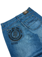 [V0915] Vintage y2k / 2000s Elements blaue baggy jeans