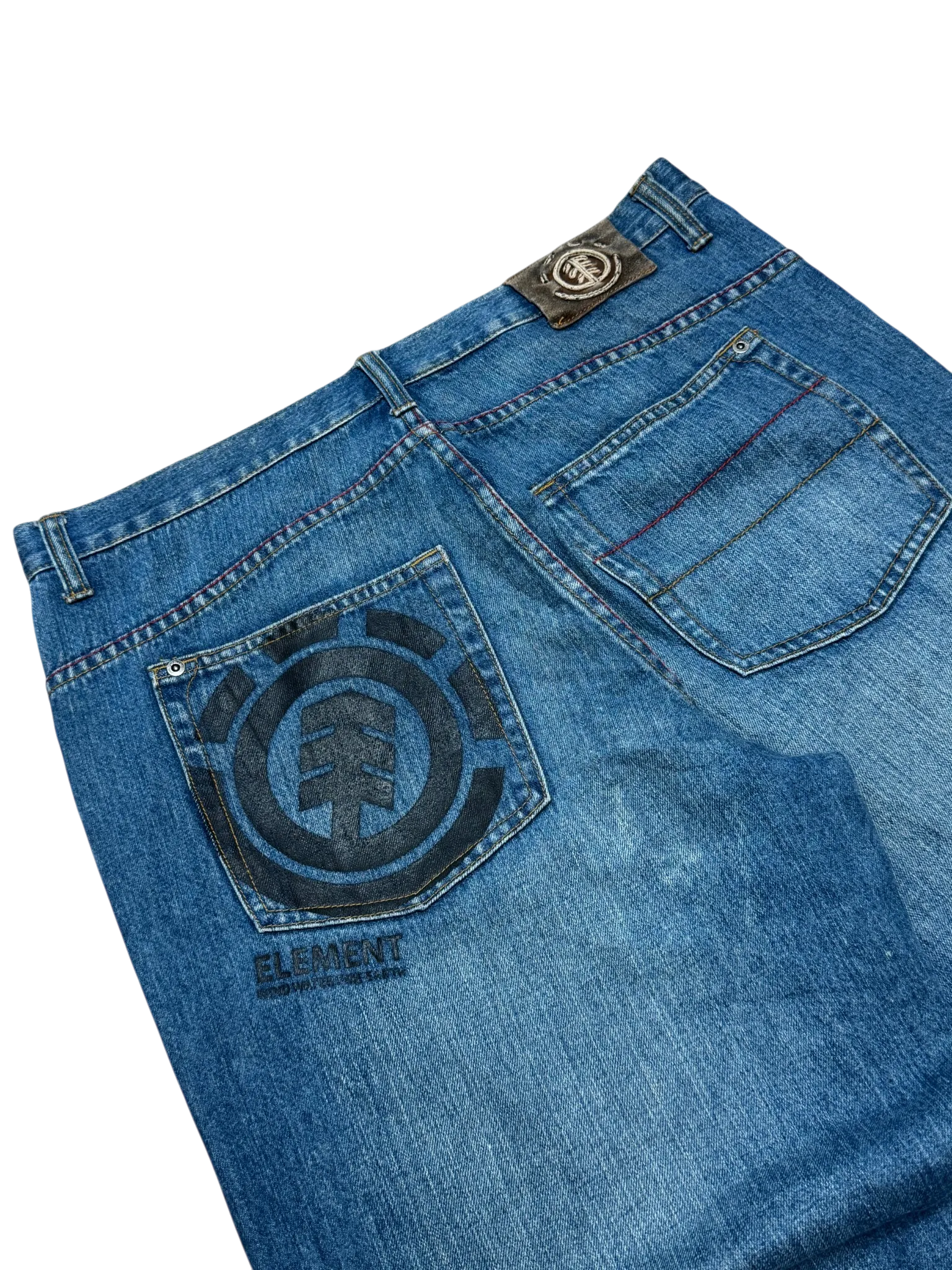 [V0915] Vintage y2k / 2000s Elements blaue baggy jeans