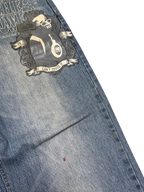 [V0942] Vintage y2k / 2000s Ecko blaue baggy jeans (Fight The Power)