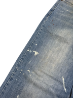 [V0942] Vintage y2k / 2000s Ecko blaue baggy jeans (Fight The Power)