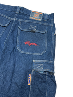 [V0899] Vintage y2k / 2000s Rifle marineblaue baggy jeans
