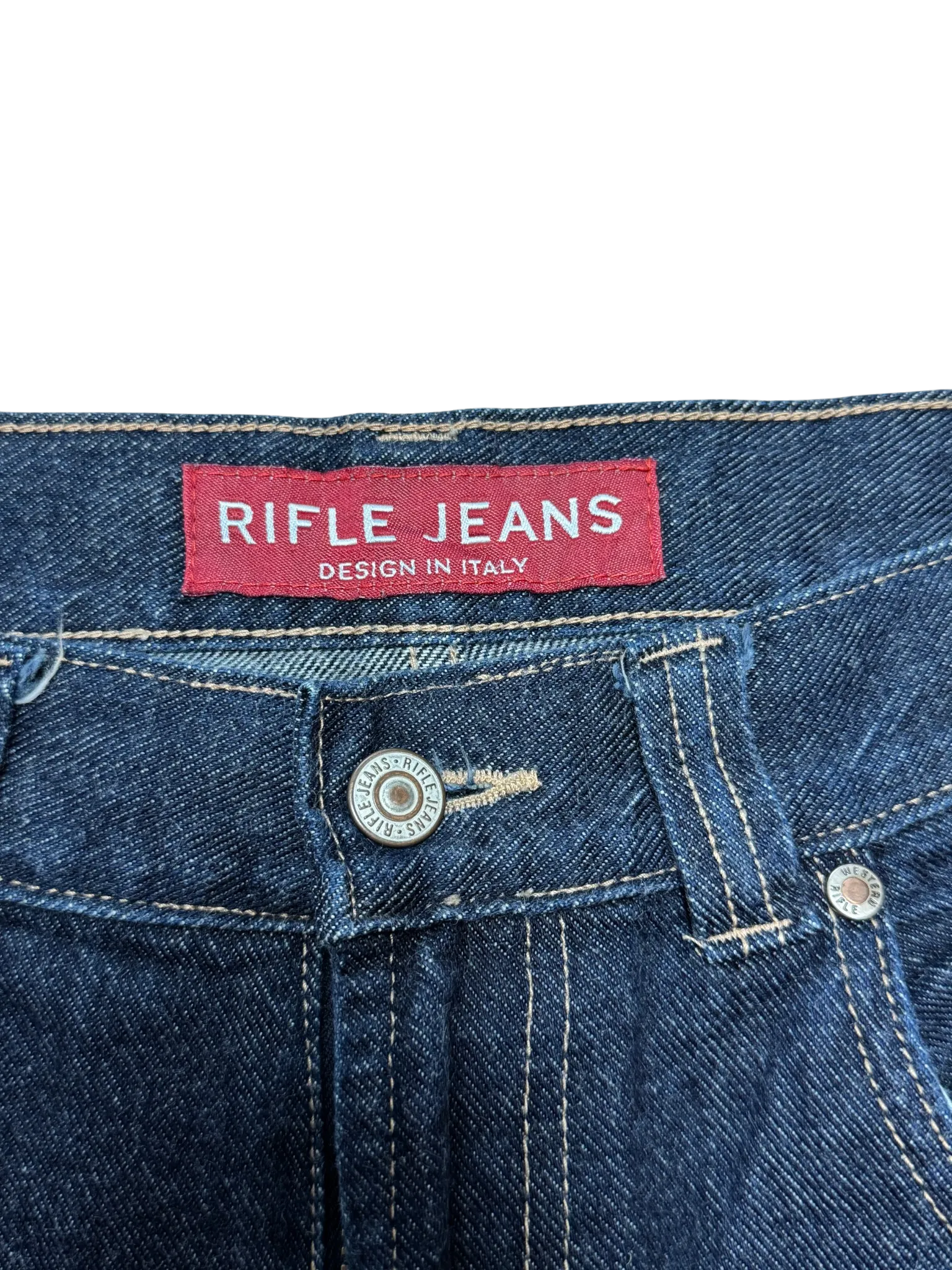 [V0899] Vintage y2k / 2000s Rifle marineblaue baggy jeans