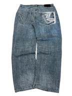 [V0938] Vintage y2k / 2000s Karl Kani blaue baggy jeans