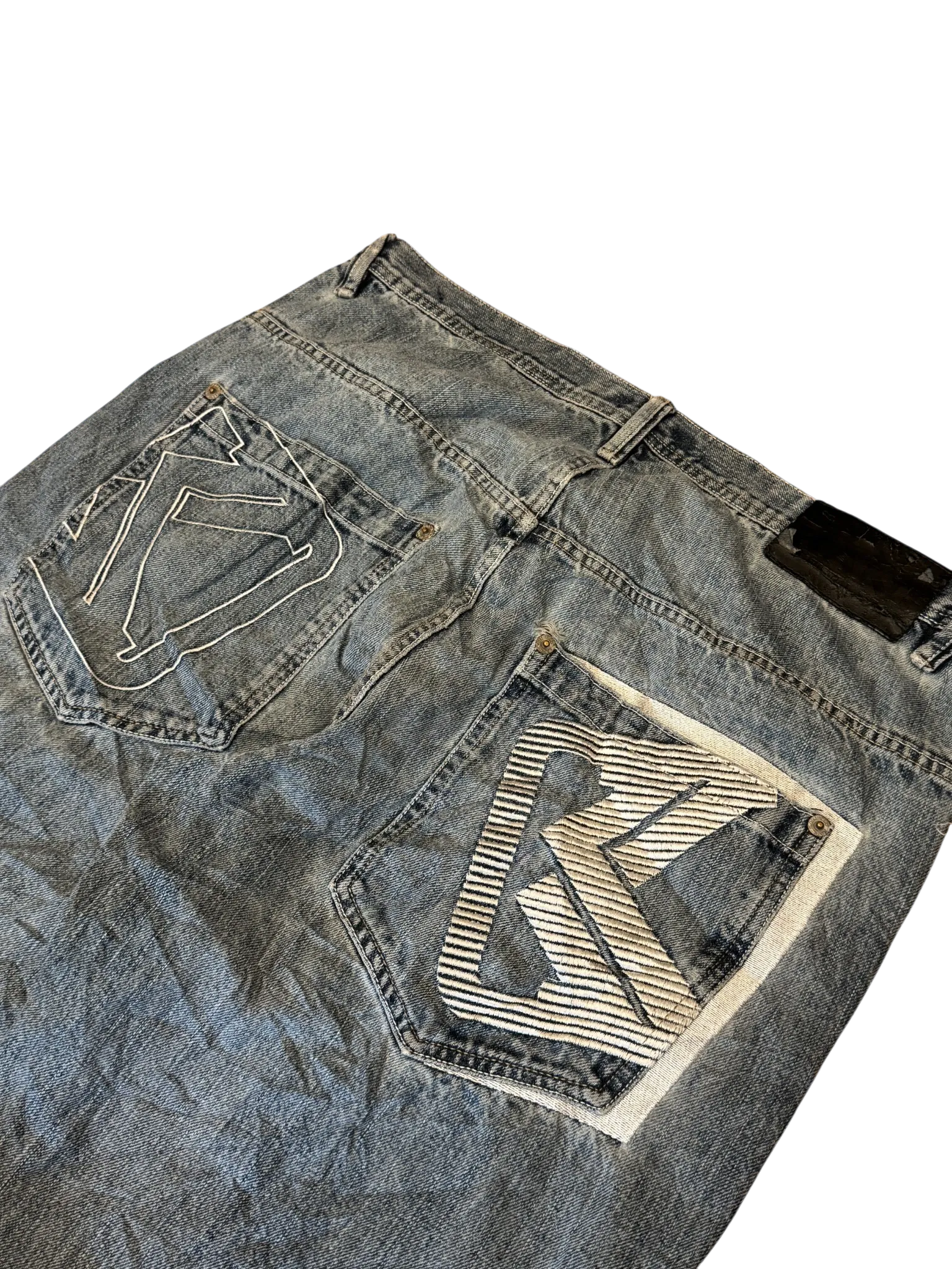 [V0938] Vintage y2k / 2000s Karl Kani blaue baggy jeans