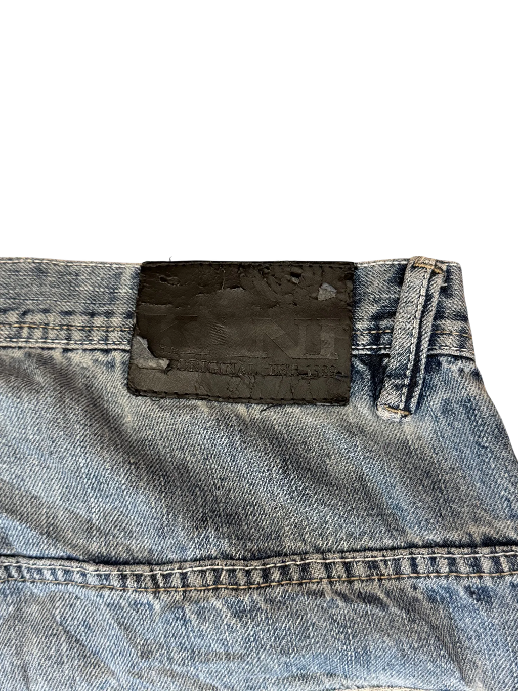 [V0938] Vintage y2k / 2000s Karl Kani blaue baggy jeans