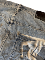 [V0938] Vintage y2k / 2000s Karl Kani blaue baggy jeans