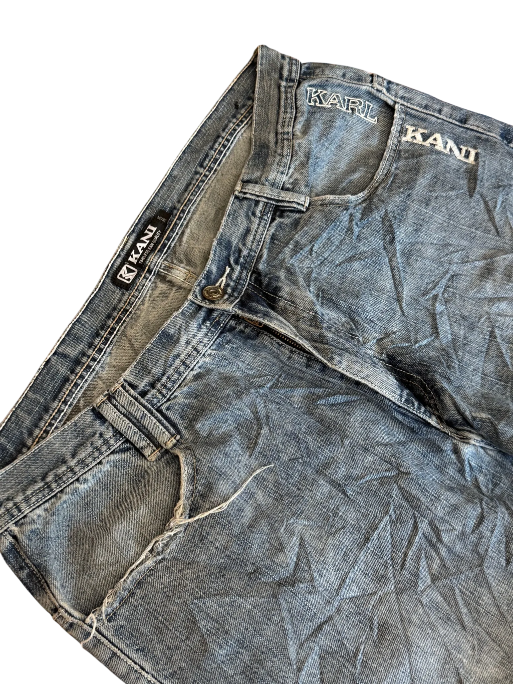 [V0938] Vintage y2k / 2000s Karl Kani blaue baggy jeans