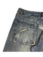 [V0194] Vintage y2k Subscribe blaue straight jeans