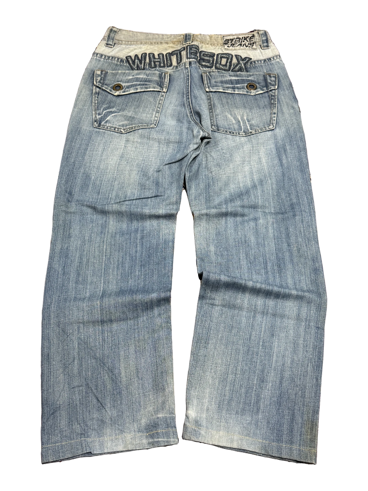 [V0314] Vintage y2k Strike blaue straight jeans