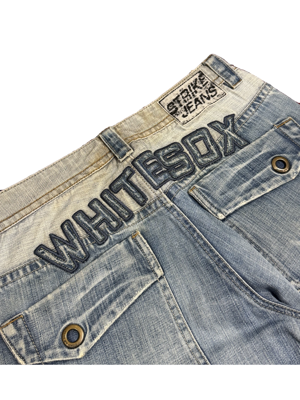 [V0314] Vintage y2k Strike blaue straight jeans