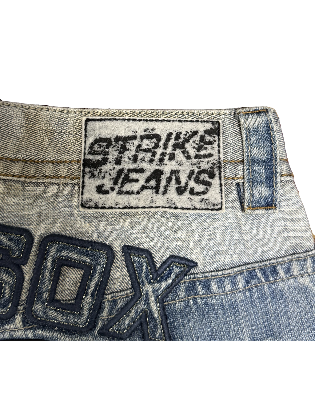 [V0314] Vintage y2k Strike blaue straight jeans
