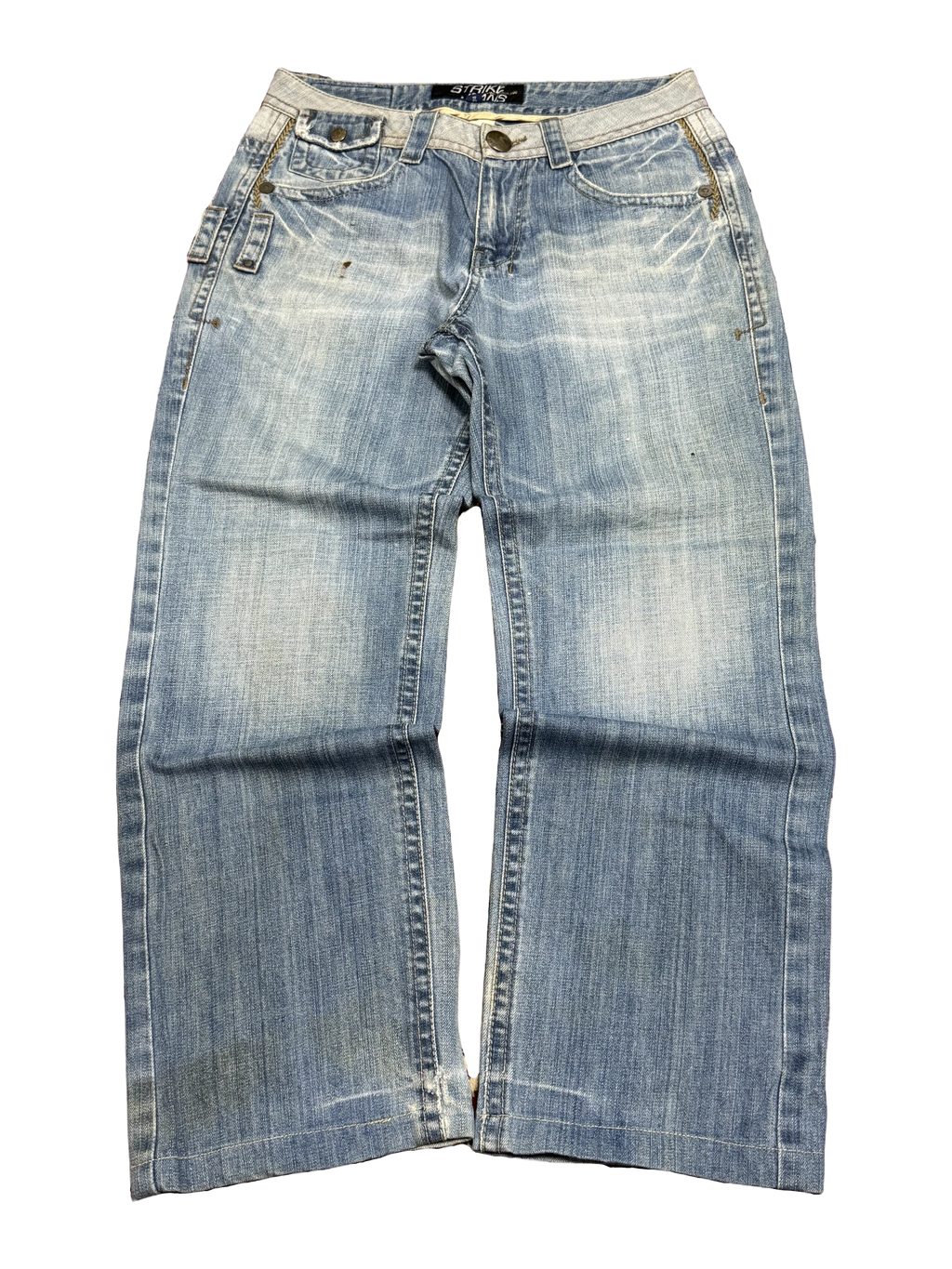 [V0314] Vintage y2k Strike blaue straight jeans
