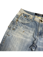 [V0314] Vintage y2k Strike blaue straight jeans