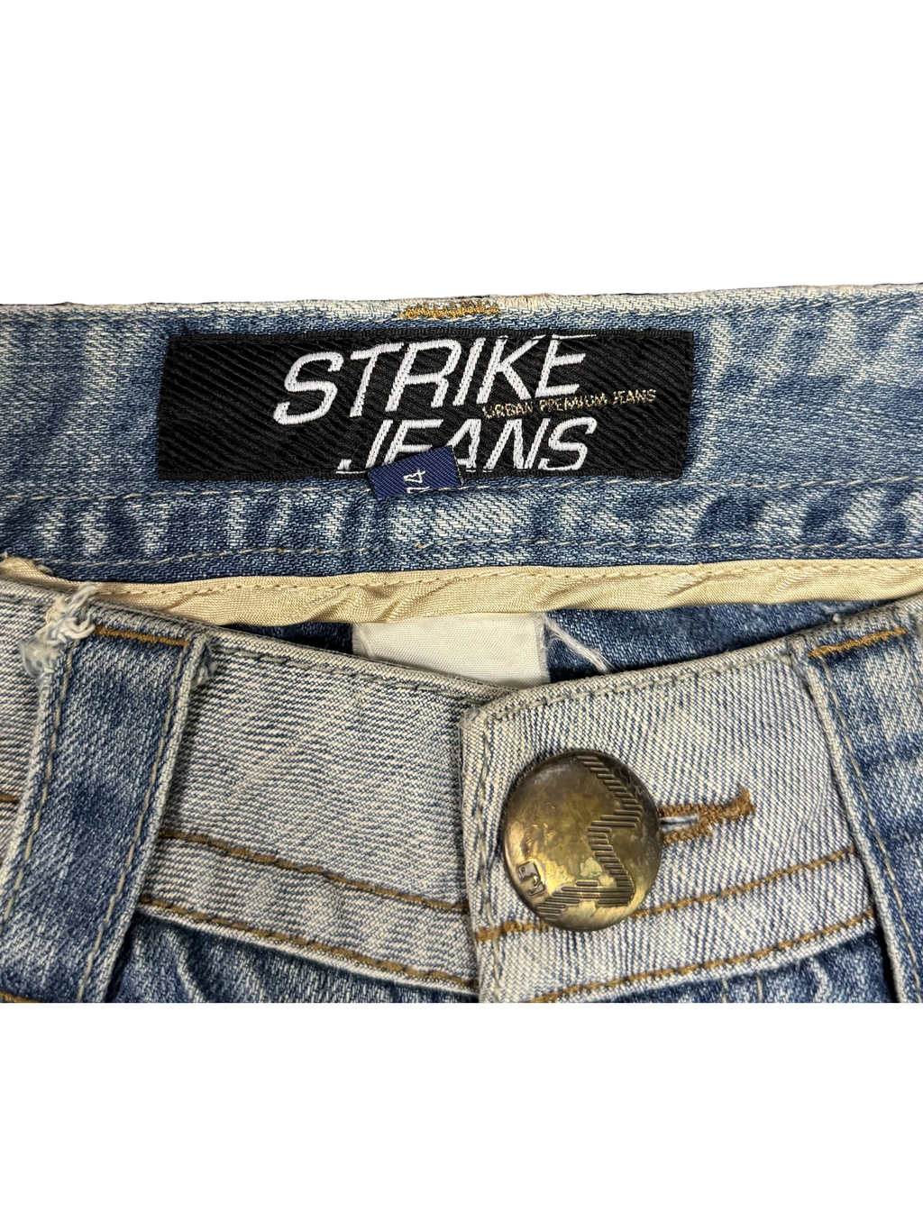 [V0314] Vintage y2k Strike blaue straight jeans