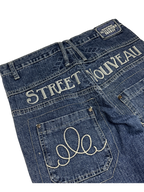 [V0331] Vintage y2k Mido blaue straight jeans