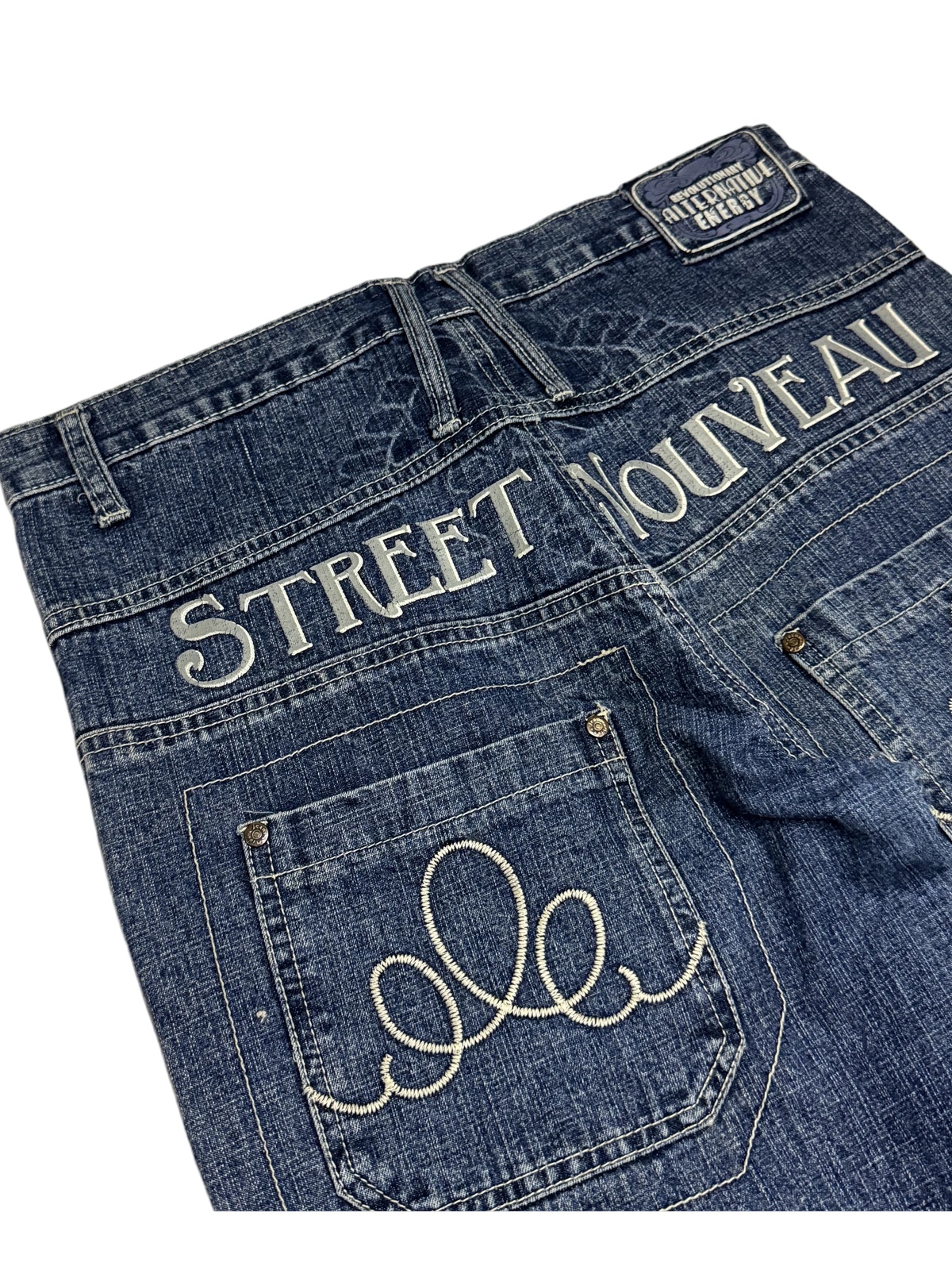[V0331] Vintage y2k Mido blaue straight jeans