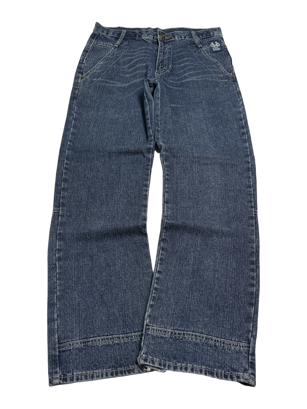 [V0331] Vintage y2k Mido blaue straight jeans