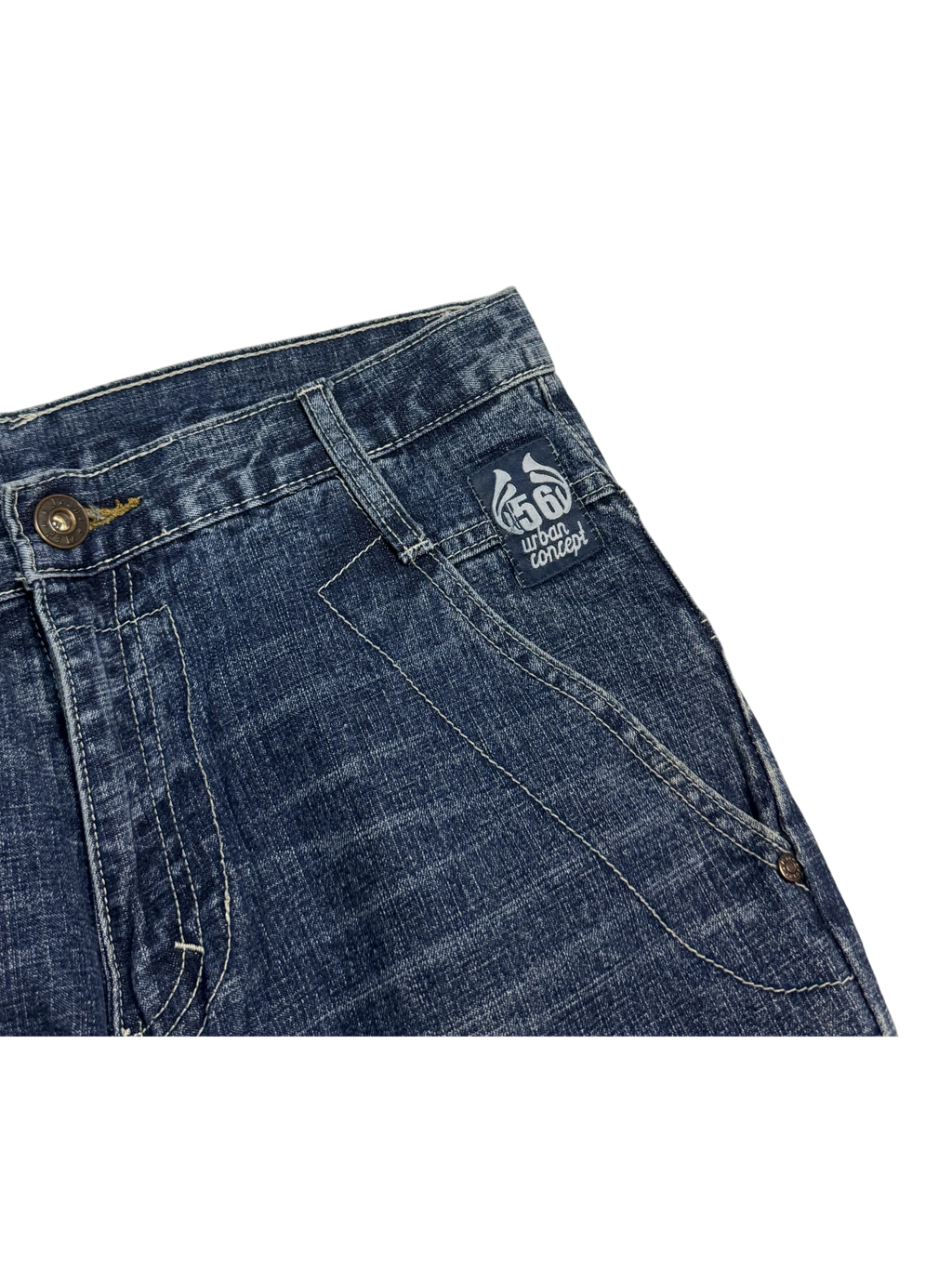 [V0331] Vintage y2k Mido blaue straight jeans