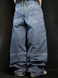 [V0331] Vintage y2k Mido blaue straight jeans