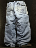 [V0338] Vintage y2k Three And One blaue baggy jeans