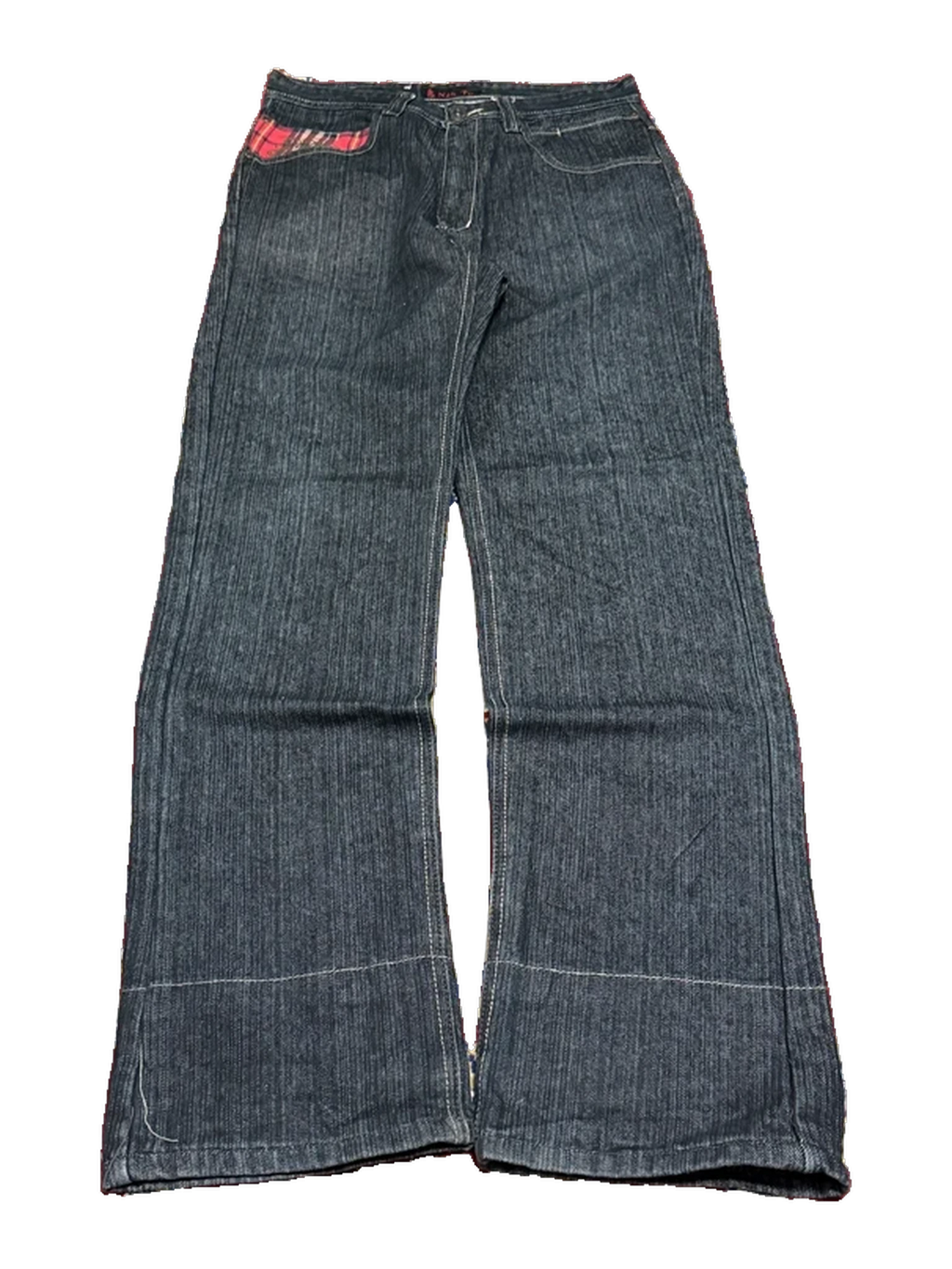 [V0557] Vintage y2k Nantu marineblaue straight jeans