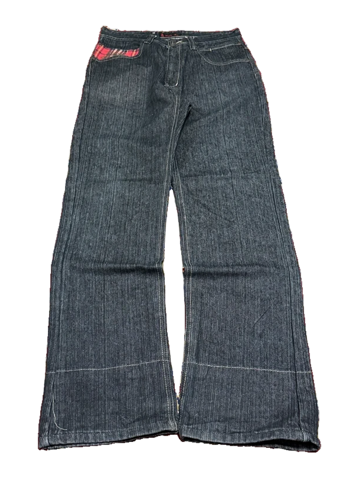 [V0557] Vintage y2k Nantu marineblaue straight jeans
