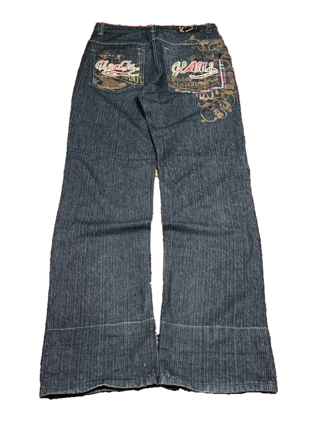 [V0557] Vintage y2k Nantu marineblaue straight jeans