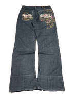 [V0557] Vintage y2k Nantu marineblaue straight jeans