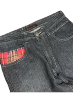[V0557] Vintage y2k Nantu marineblaue straight jeans