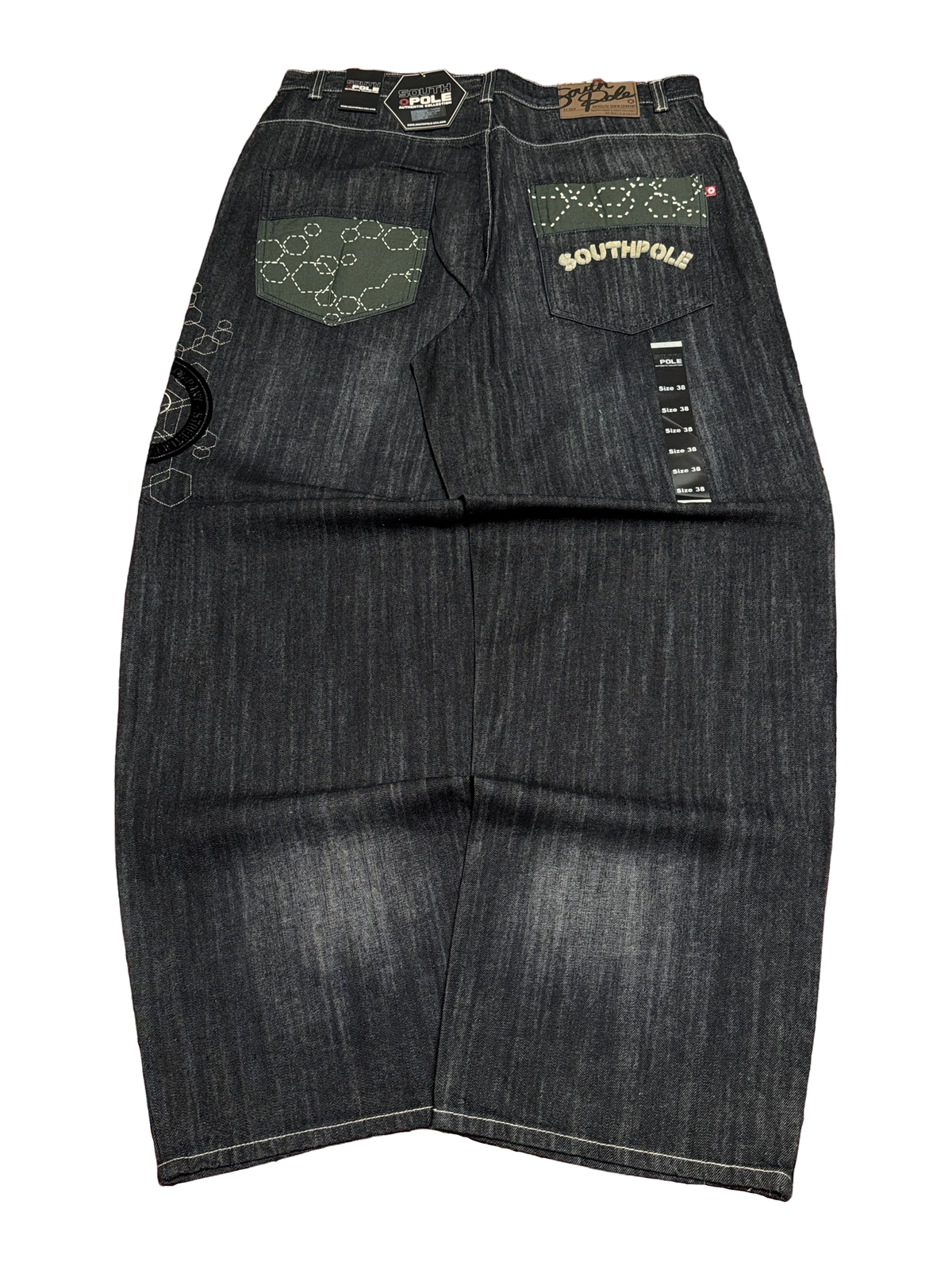 [V0654] Vintage y2k Southpole marineblaue baggy jeans (NWT)