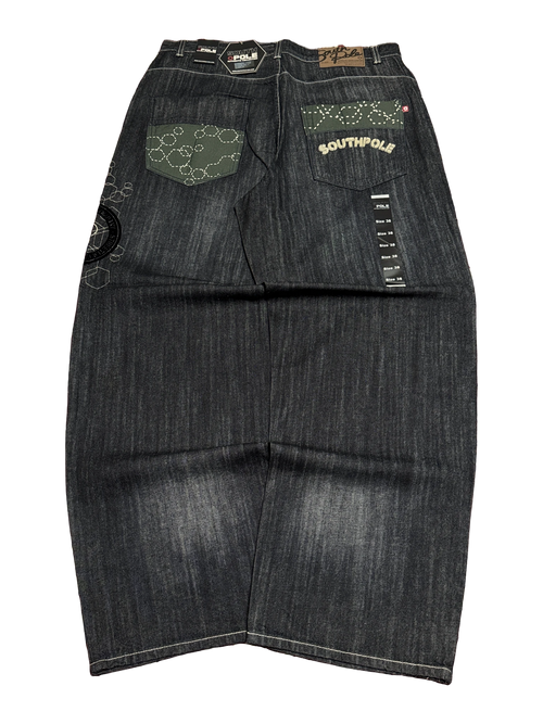 [V0654] Vintage y2k Southpole marineblaue baggy jeans (NWT)
